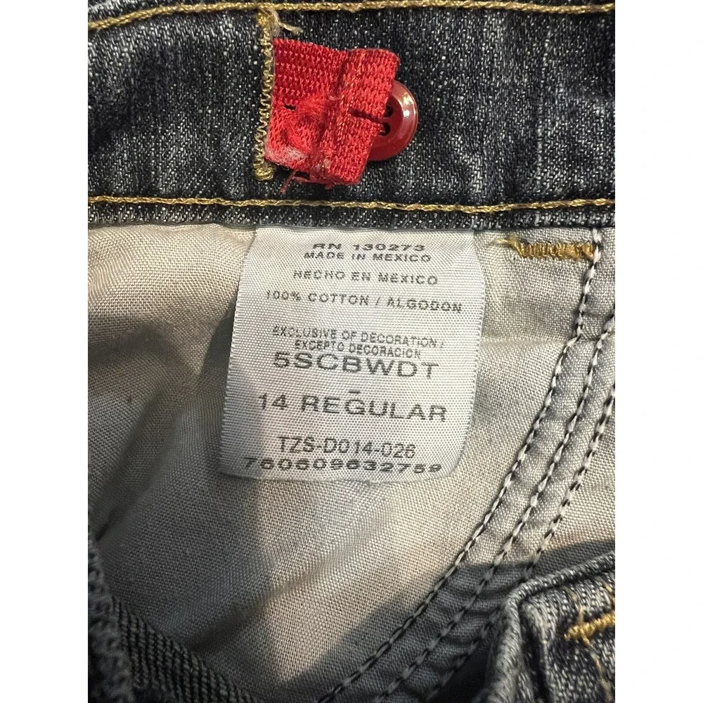 Wrangler Boy's Denim‎ Jeans RN 130273 Blue 14 Adjustable Waist 29x27